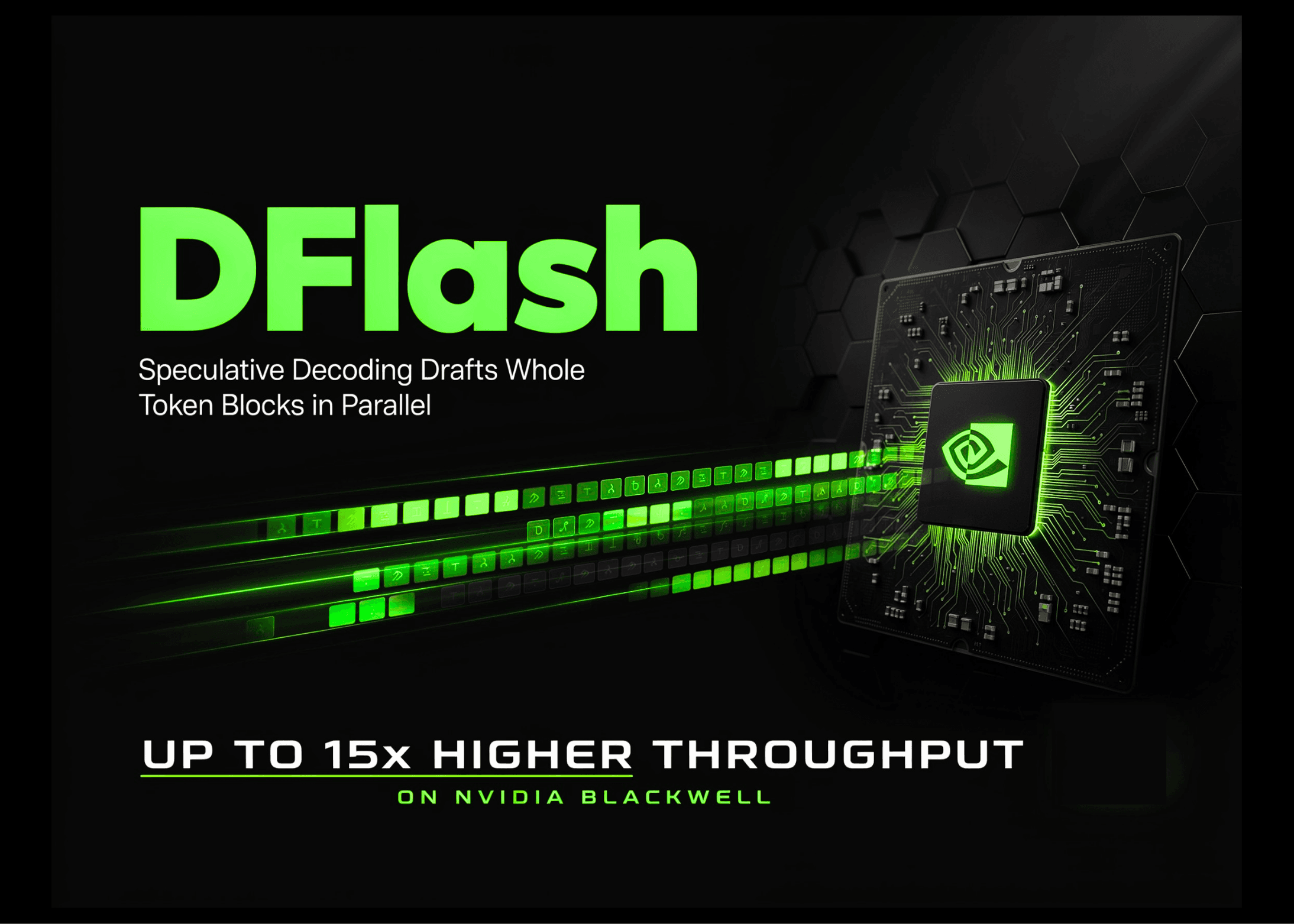 DFlash: Decodificação Especulativa com Blocos em Paralelo Alcança Até 15x Mais Throughput em GPUs Blackwell