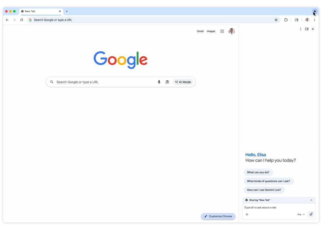Gemini no Chrome chega ao Brasil para auxiliar navegação na web
