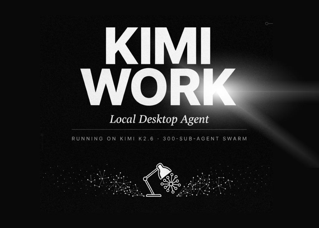 Moonshot AI Lança Kimi Work: Agente de Desktop Local com Enxame de 300 Subagentes