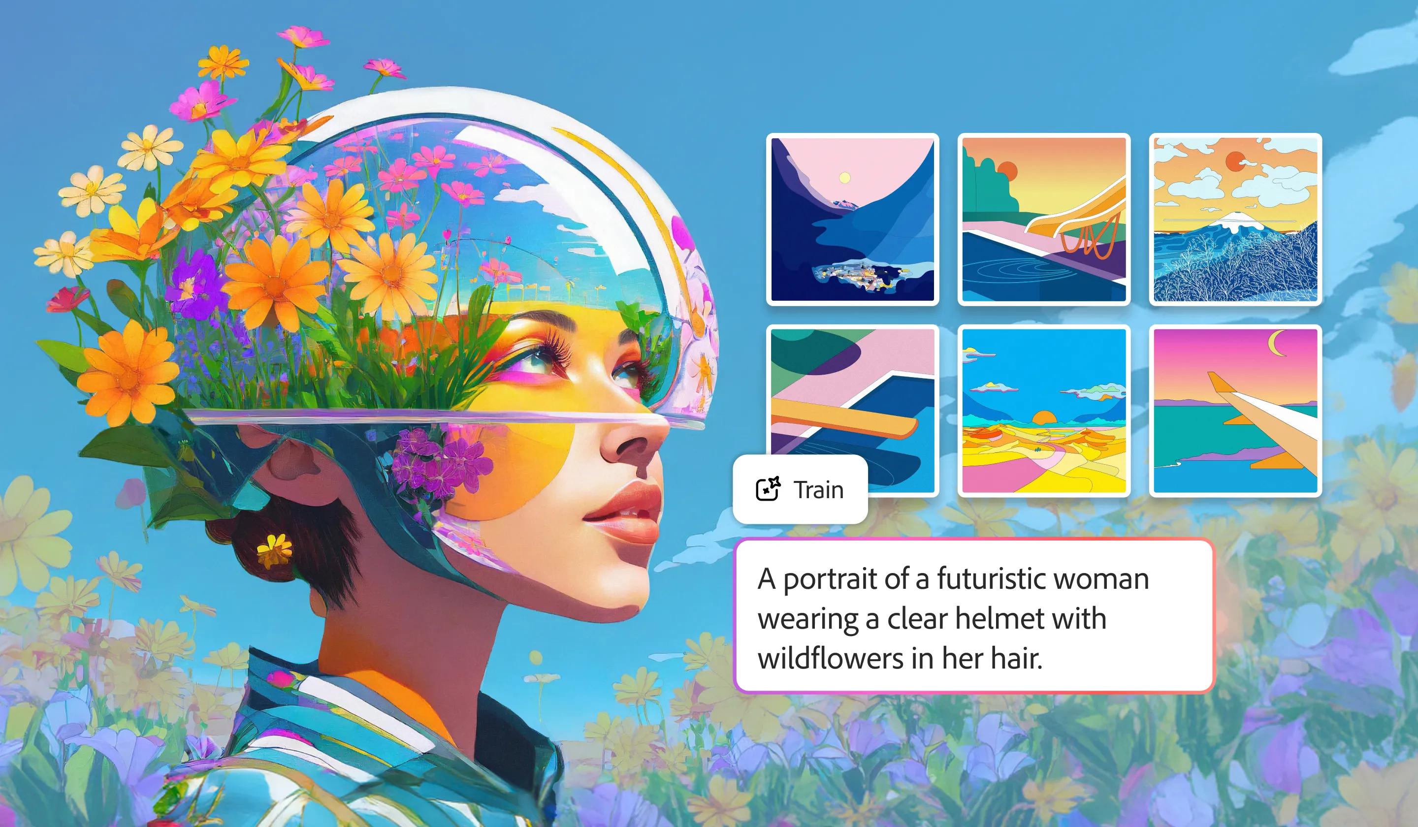 Como treinar o gerador de imagens AI da Adobe com sua própria arte