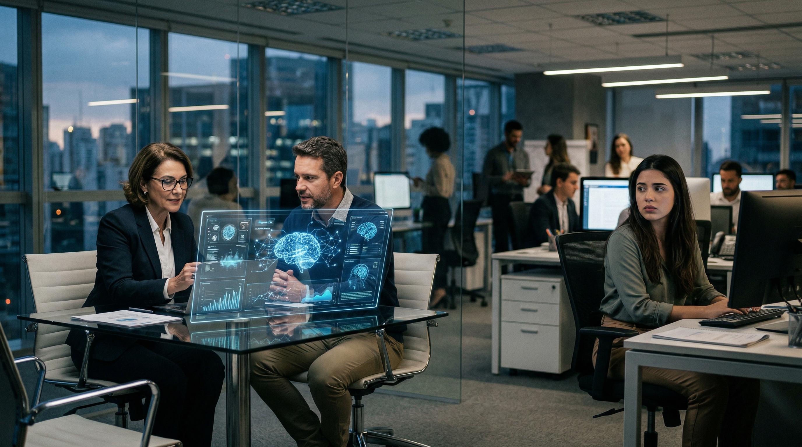 A Dupla Face da IA no Ambiente Corporativo: Colaboradora para Líderes, Ameaça para Funcionários