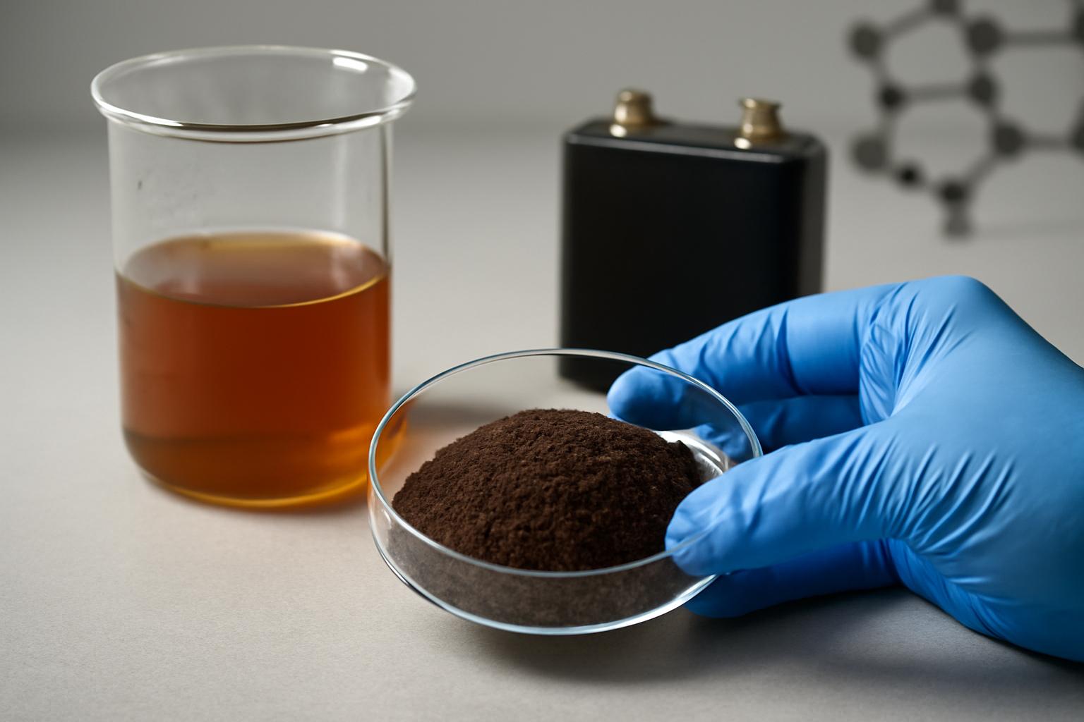 Químicos transformam resíduos da produção de bourbon em supercapacitores de alta performance