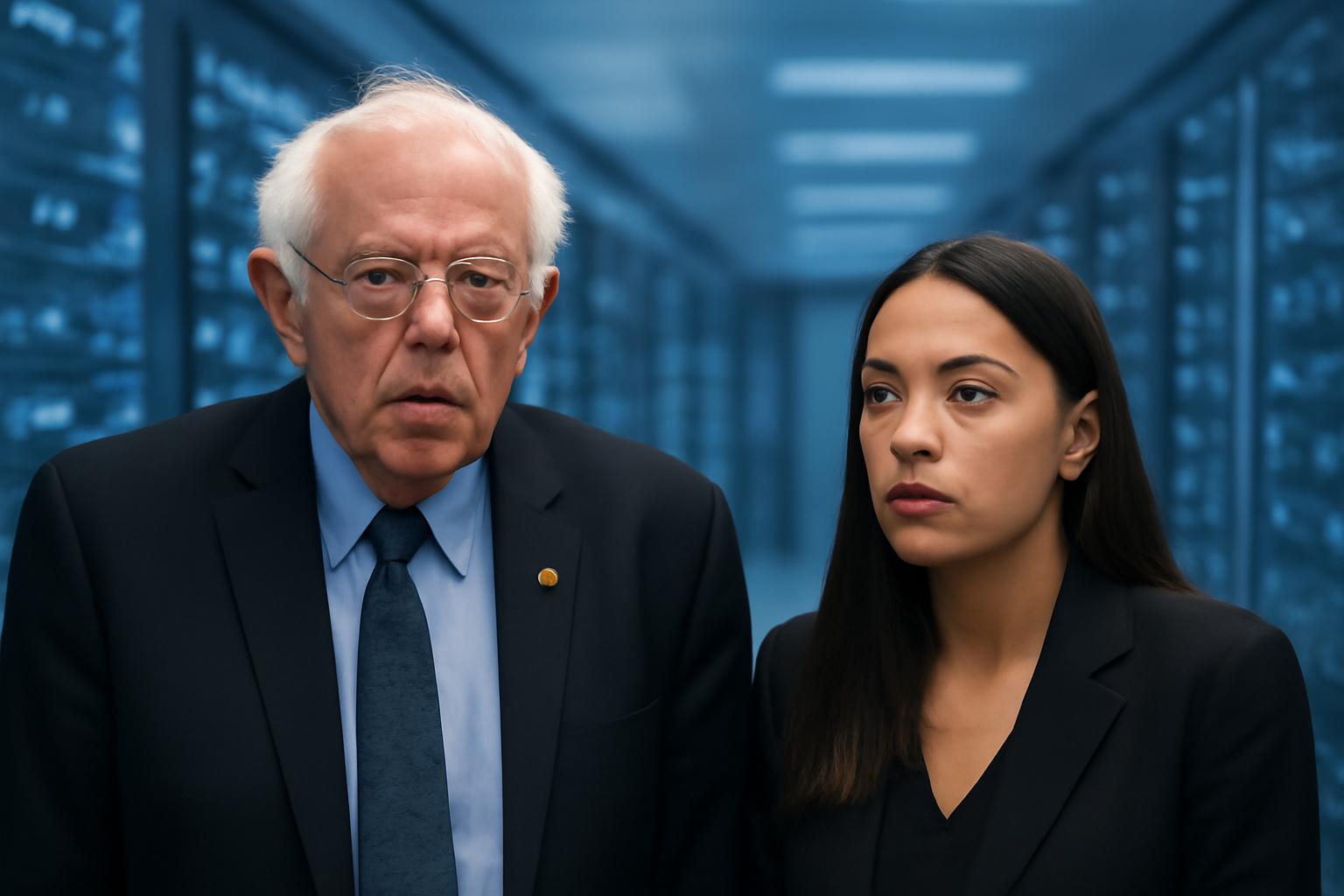 Bernie Sanders e AOC propõem suspensão temporária da construção de datacenters de IA nos EUA