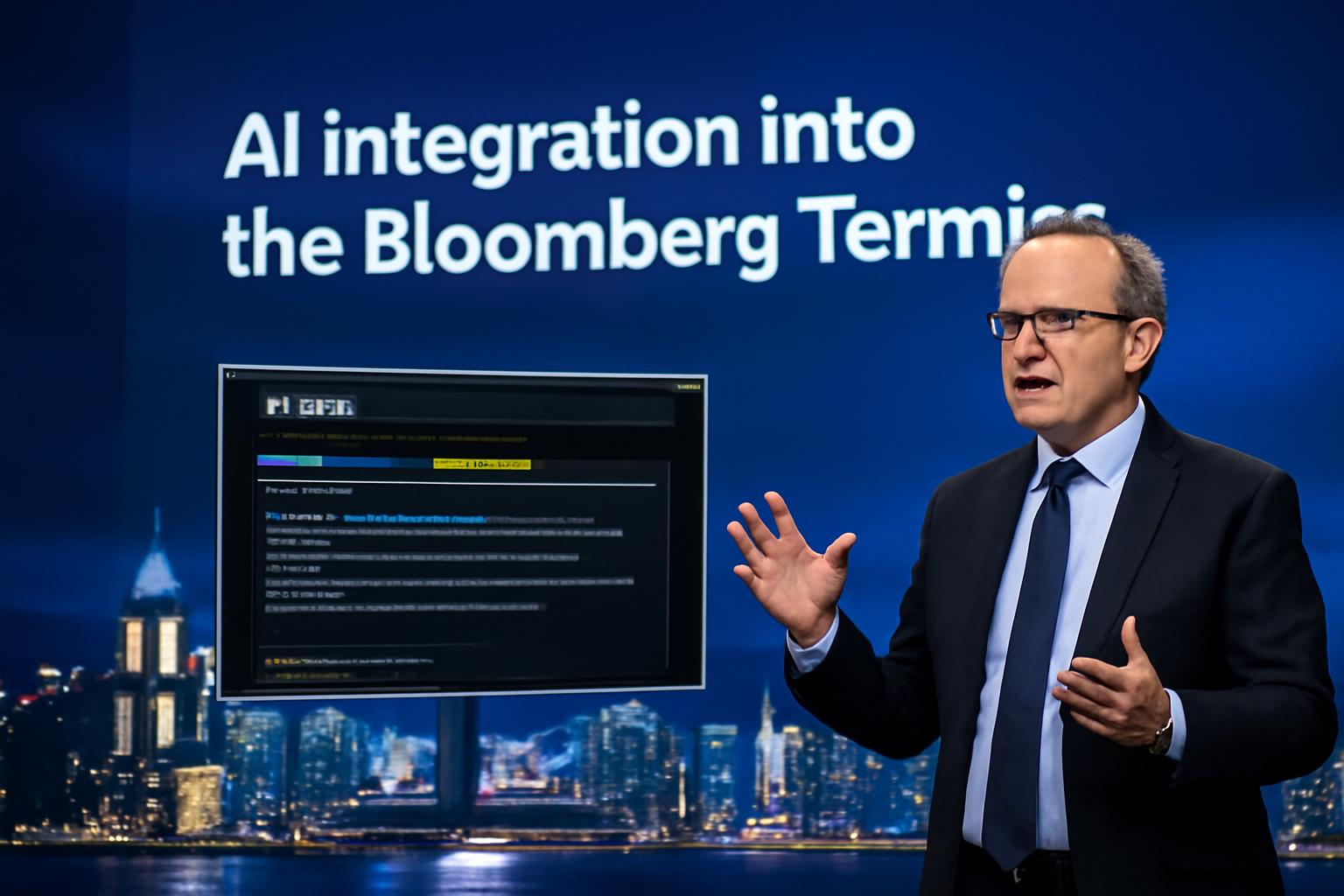 Kevin Sheekey apresenta integração da IA ASKB no Bloomberg Terminal durante evento em Hong Kong