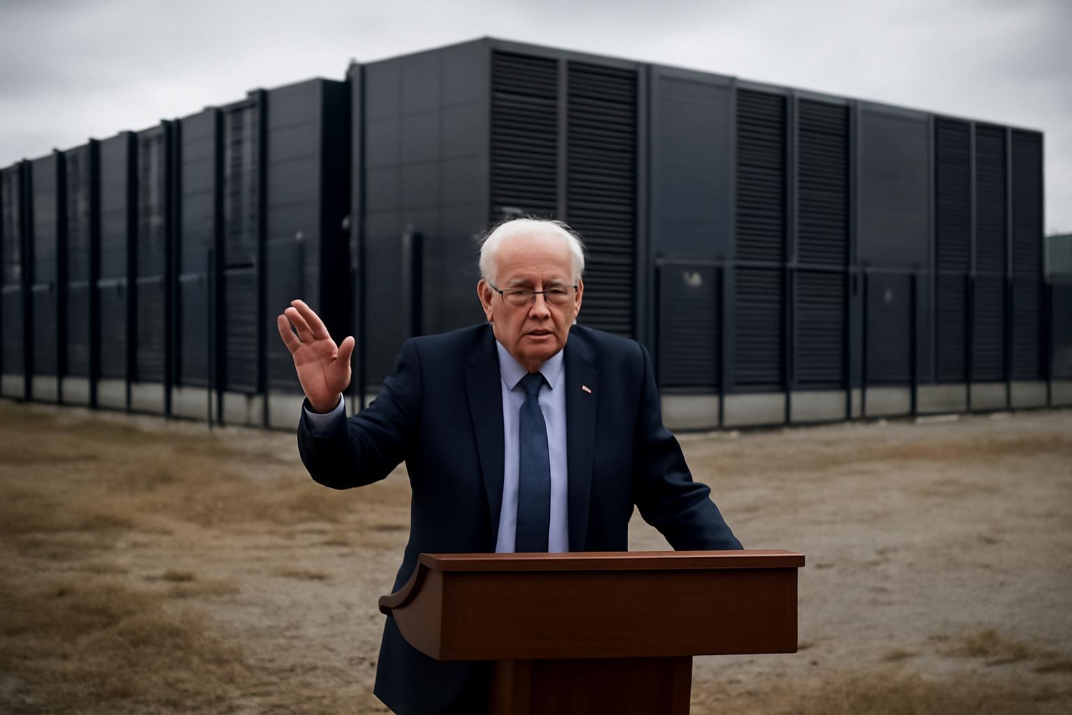 Projeto de Bernie Sanders propõe pausa na construção de data centers para garantir segurança da IA nos EUA