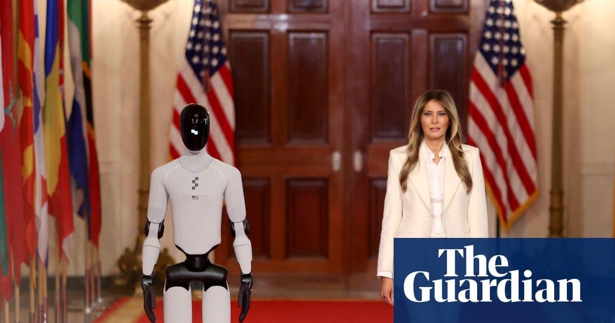 Melania Trump e robô humanoide 'Figure 3' inauguram cúpula global na Casa Branca