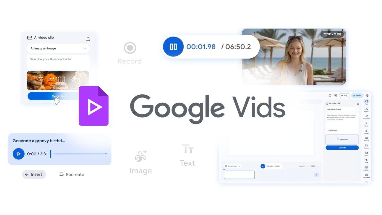 Google Vids amplia recursos gratuitos de criação e edição de vídeos com IA avançada
