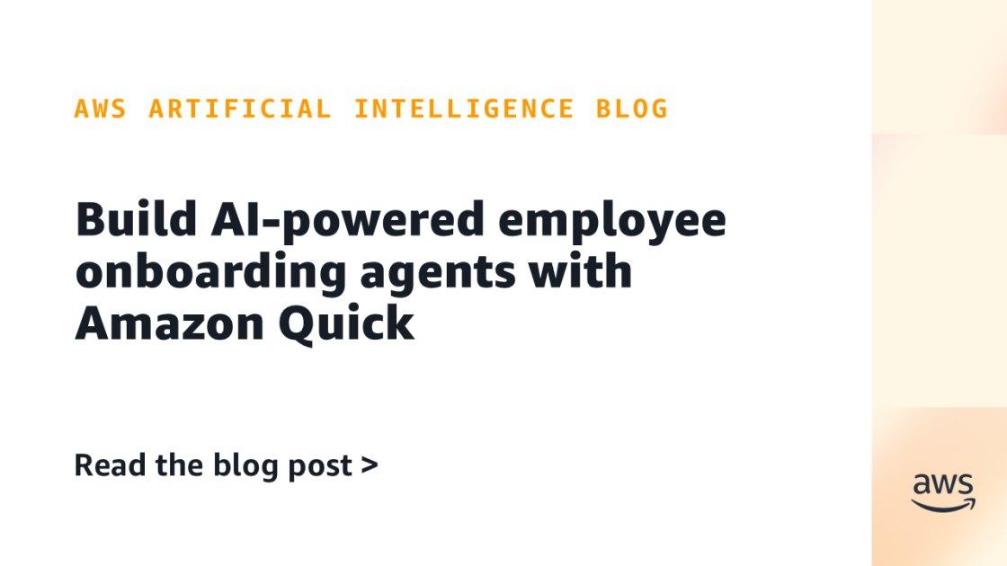 Como criar agentes de onboarding para funcionários com inteligência artificial usando Amazon Quick