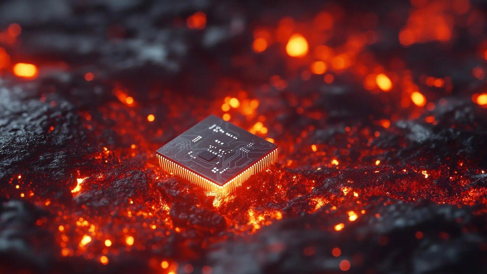 Novo chip resiste a 700°C e pode revolucionar a inteligência artificial
