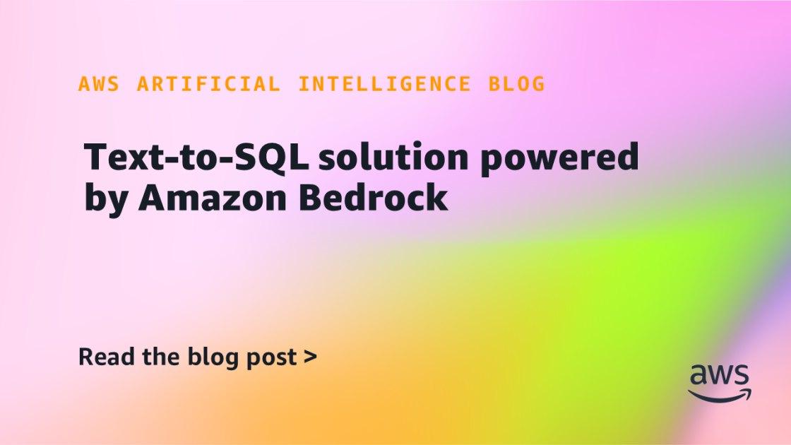 Amazon Bedrock revoluciona consultas de dados com solução Text-to-SQL para negócios