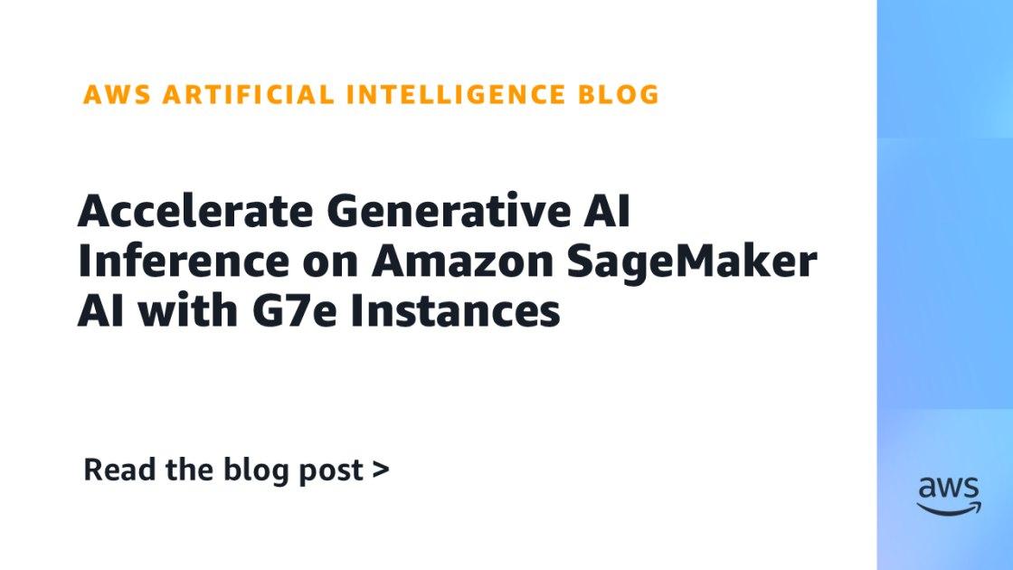 AWS lança instâncias G7e com GPU NVIDIA RTX PRO 6000 Blackwell para acelerar IA generativa no SageMaker AI
