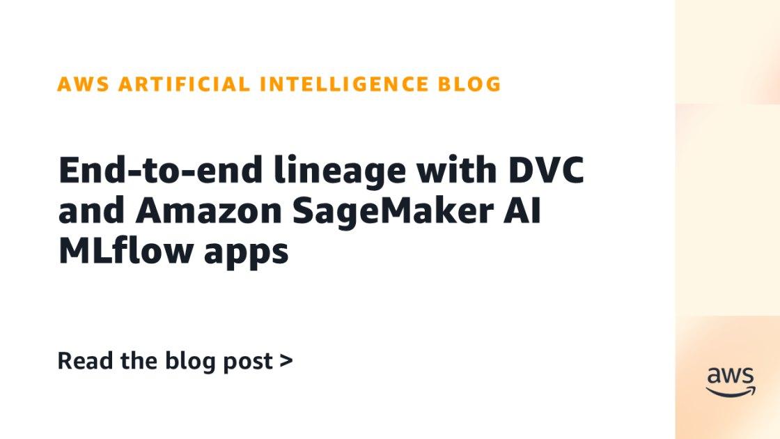 Rastreamento Completo de Modelos de Machine Learning com DVC e Amazon SageMaker AI MLflow Apps