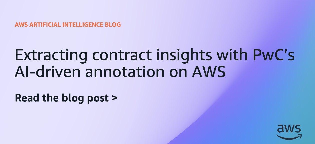 Como a PwC e a AWS revolucionam a extração de insights em contratos com IA avançada