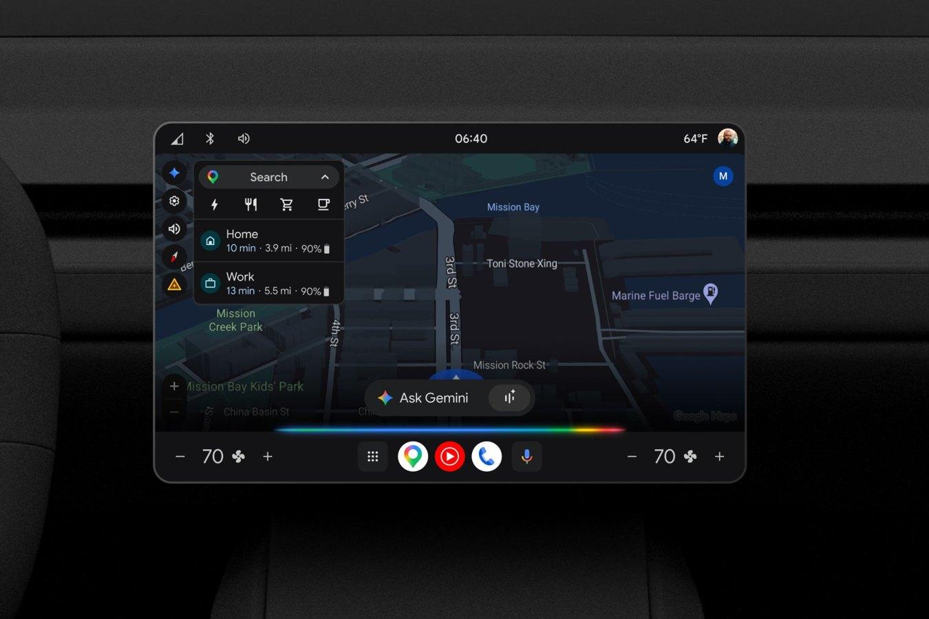Google lança assistente Gemini para carros com Google Built-in, ampliando recursos e interatividade