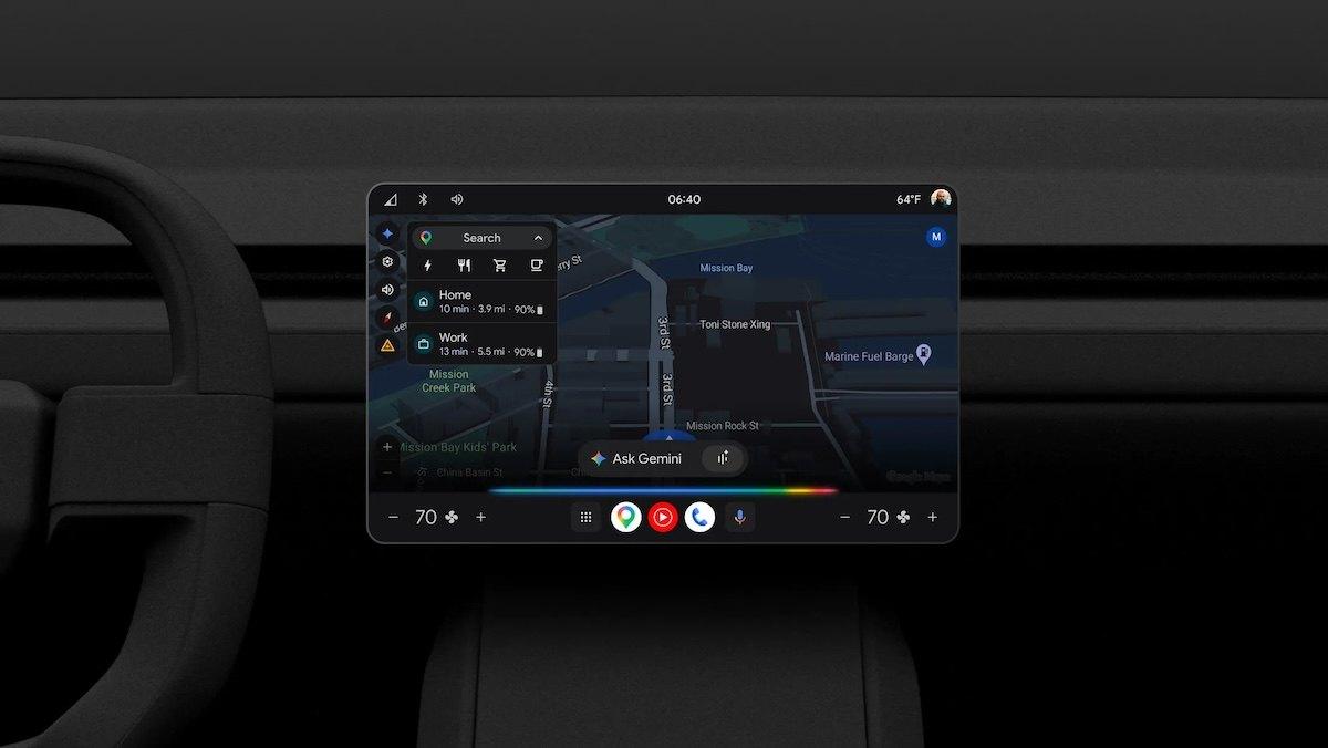 Google lança assistente de IA Gemini em milhões de veículos com Google integrado
