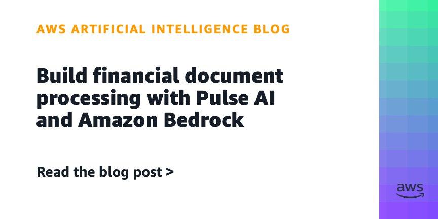 Como Processar Documentos Financeiros Complexos com Pulse AI e Amazon Bedrock