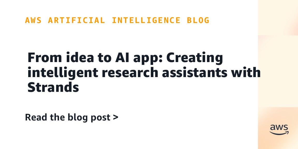 Como Criar Assistentes de Pesquisa Inteligentes com Strands Agents e AWS em Poucas Linhas de Código
