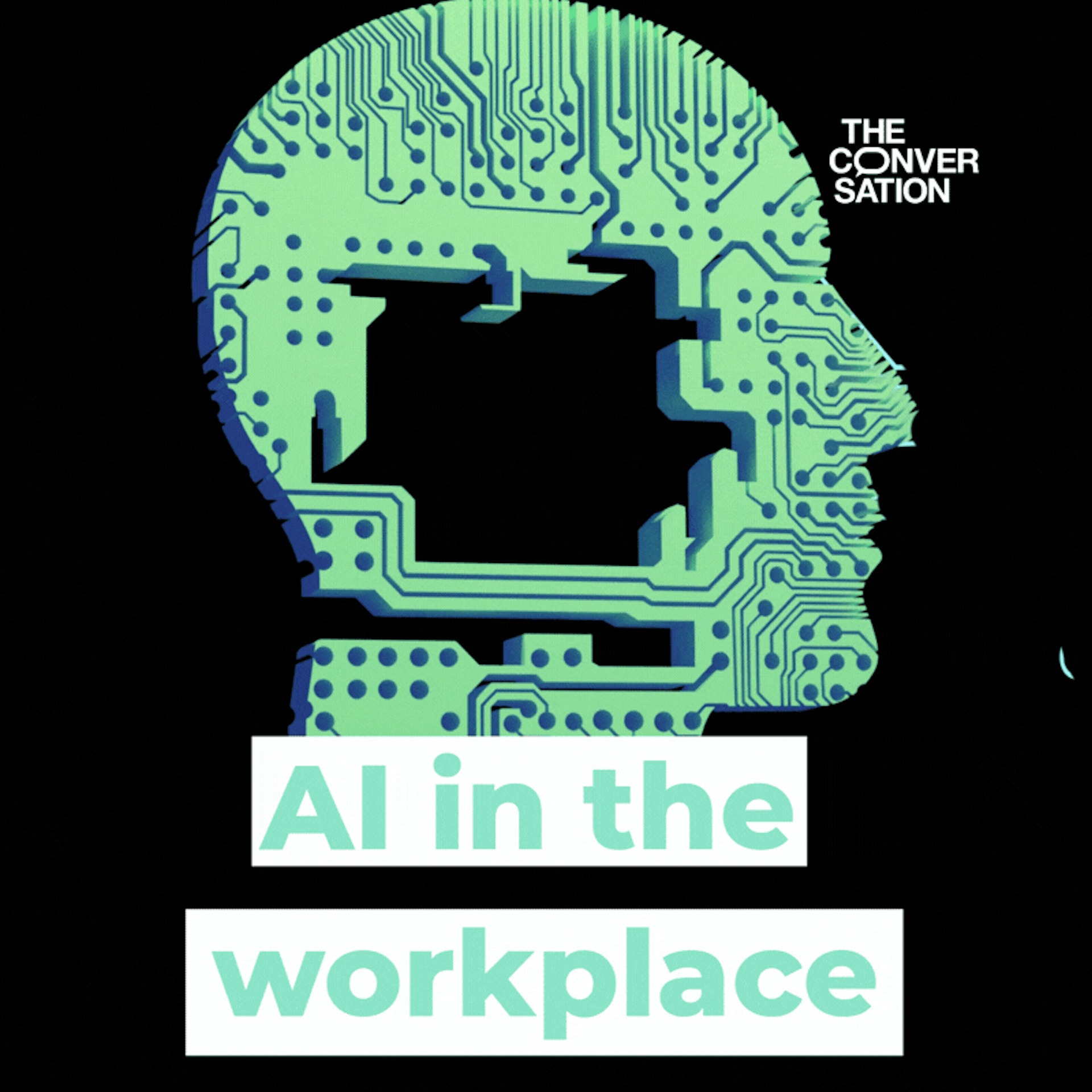 Imagem relacionada ao artigo de The Conversation AI