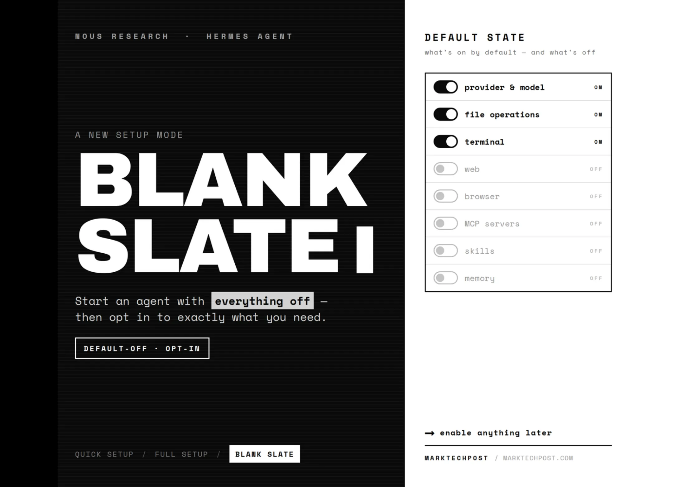 Nous Research Lança Modo Blank Slate no Hermes Agent: Agente Mínimo com Controle Total