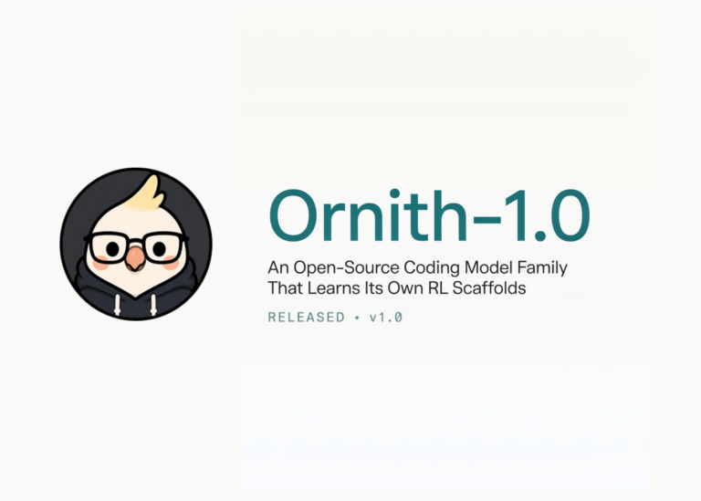 DeepReinforce lança Ornith-1.0: modelo open-source que aprende o próprio scaffold de código